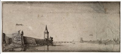 Deutz (State 2) by Wenceslaus Hollar